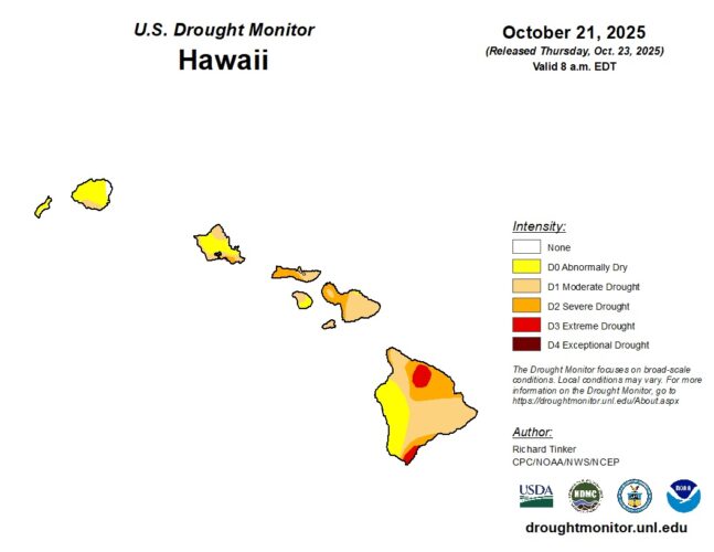 NOAA: Wet season could bring above average rainfall for drought-stricken Hawaii